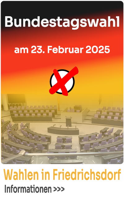 Informationen zu den Bundestagswahlen am 23. Februar 2025